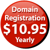 $8.75 Yearly Domain Registration